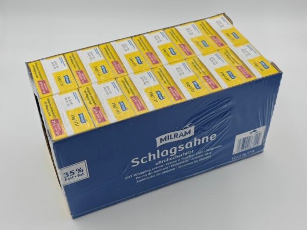 Slagroom UHT ongezoet 35 % (12 stuks)